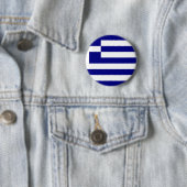 Badge Rond 5 Cm Drapeau de la Grèce (En situation)