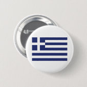 Badge Rond 5 Cm Drapeau de la Grèce (Devant & derrière)