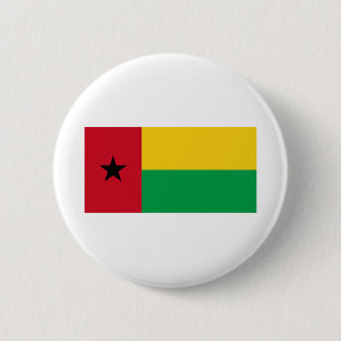 Badge Rond 5 Cm Drapeau de la Guinée Bissau