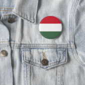 Badge Rond 5 Cm Drapeau de la Hongrie (En situation)