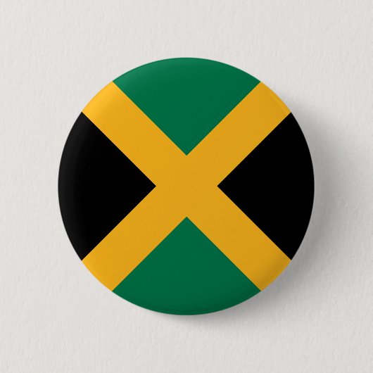 Badge Rond 5 Cm Drapeau de la Jamaïque (Devant)