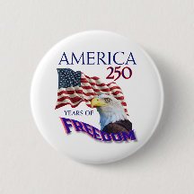 Drapeau de la liberté de l'Amérique 250 ans avec a