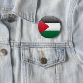 Badge Rond 5 Cm Drapeau de la Palestine (En situation)