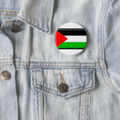Badge Rond 5 Cm Drapeau de la Palestine (En situation)