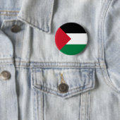 Badge Rond 5 Cm Drapeau de la Palestine (En situation)