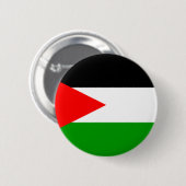 Badge Rond 5 Cm Drapeau de la Palestine (Devant & derrière)