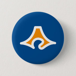 Badge Rond 5 Cm Drapeau de la préfecture de Shizuoka, Japon