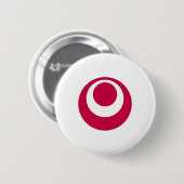 Badge Rond 5 Cm Drapeau de la préfecture d'Okinawa, Japon (Devant & derrière)