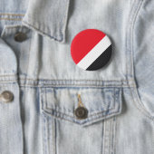 Badge Rond 5 Cm Drapeau de la Principauté de Sealand (En situation)