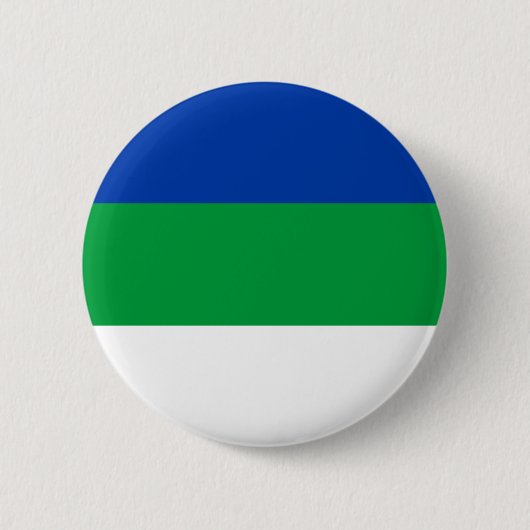 Badge Rond 5 Cm Drapeau de la République Komi (Devant)