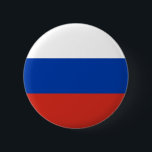 Badge Rond 5 Cm Drapeau de la Russie<br><div class="desc">Drapeau patriotique de la Russie.</div>