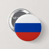 Badge Rond 5 Cm Drapeau de la Russie (Devant & derrière)