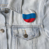 Badge Rond 5 Cm Drapeau de la Russie (En situation)