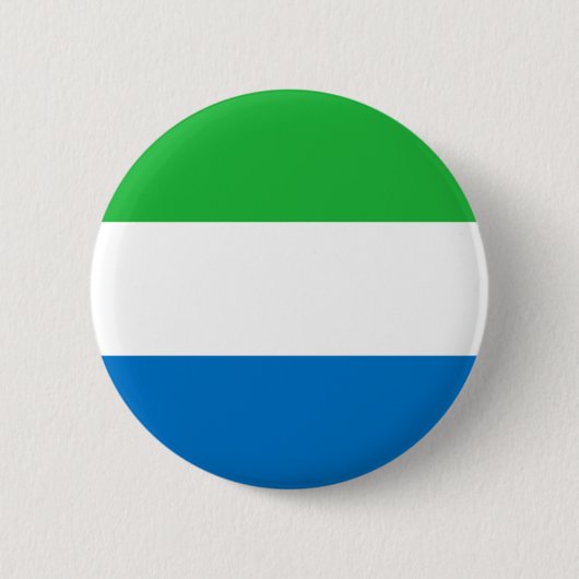 Badge Rond 5 Cm Drapeau de la Sierra Leone (Devant)
