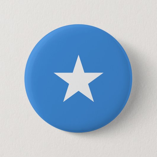 Badge Rond 5 Cm Drapeau de la Somalie (Devant)