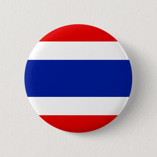Badge Rond 5 Cm Drapeau de la Thaïlande (Devant)