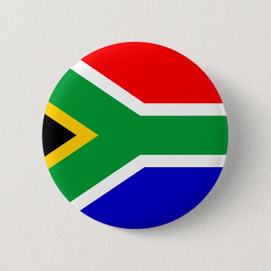 Badge Rond 5 Cm Drapeau de l'Afrique du Sud (Devant)
