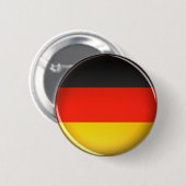 Badge Rond 5 Cm Drapeau de l'Allemagne - bouton (Devant & derrière)