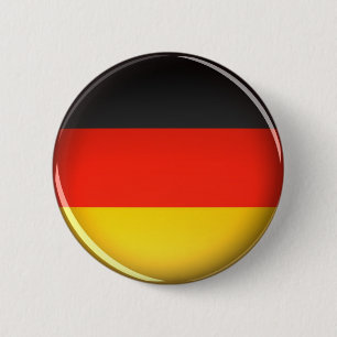 Badge Rond 5 Cm Drapeau de l'Allemagne - bouton