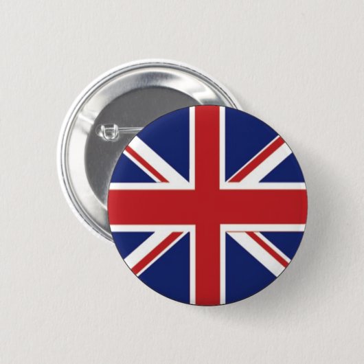 Badge Rond 5 Cm Drapeau de l'Angleterre (Devant & derrière)