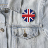 Badge Rond 5 Cm Drapeau de l'Angleterre (En situation)