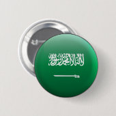 Badge Rond 5 Cm Drapeau de l'Arabie Saoudite (Devant & derrière)