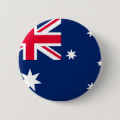 Badge Rond 5 Cm Drapeau de l'Australie (Devant)