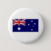 Badge Rond 5 Cm Drapeau de l'Australie (Devant)