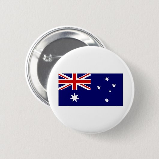Badge Rond 5 Cm Drapeau de l'Australie (Devant & derrière)