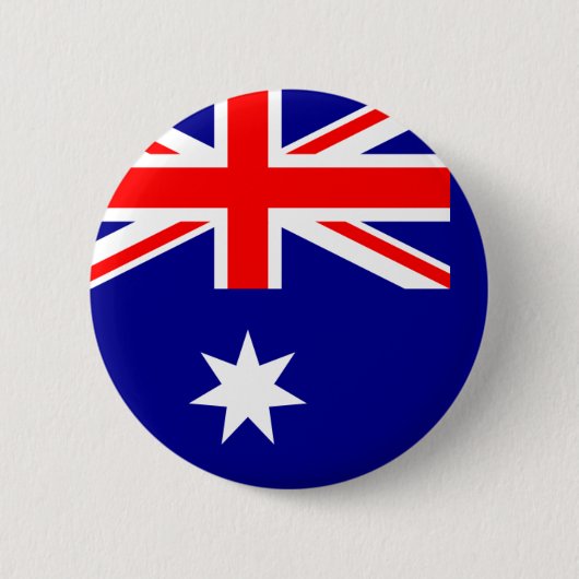 Badge Rond 5 Cm Drapeau de l'Australie (Devant)