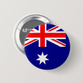 Badge Rond 5 Cm Drapeau de l'Australie (Devant & derrière)