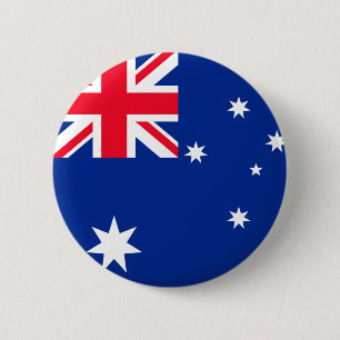Badge Rond 5 Cm Drapeau de l'Australie
