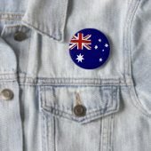 Badge Rond 5 Cm Drapeau de l'Australie (En situation)