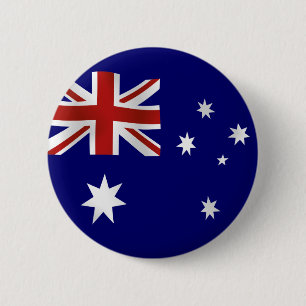 Badge Rond 5 Cm Drapeau de l'Australie
