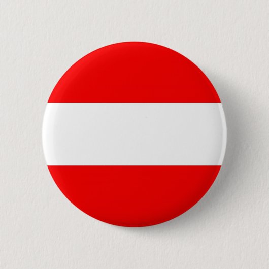 Badge Rond 5 Cm Drapeau de l'Autriche (Devant)