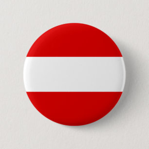 Badge Rond 5 Cm Drapeau de l'Autriche