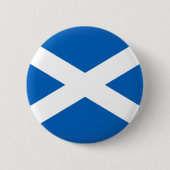Badge Rond 5 Cm Drapeau de l'Écosse (Devant)