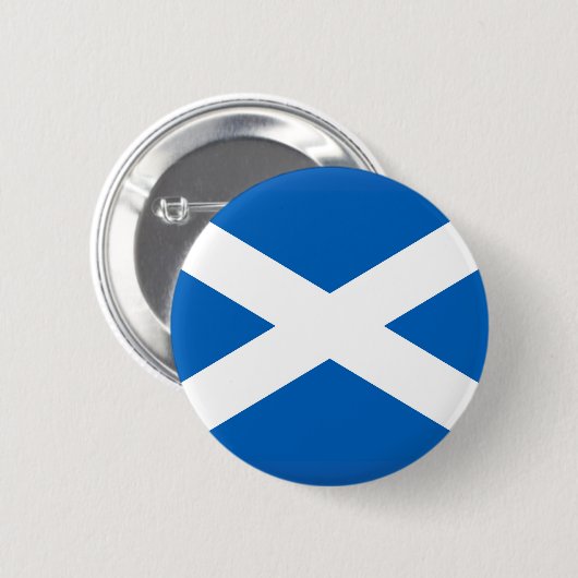 Badge Rond 5 Cm Drapeau de l'Écosse (Devant & derrière)