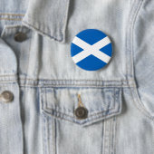 Badge Rond 5 Cm Drapeau de l'Écosse (En situation)