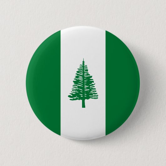 Badge Rond 5 Cm Drapeau de l'île Norfolk (Devant)