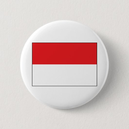 Badge Rond 5 Cm Drapeau de l'Indonésie (Devant)