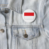 Badge Rond 5 Cm Drapeau de l'Indonésie (En situation)