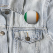 Badge Rond 5 Cm Drapeau de l'Irlande (En situation)