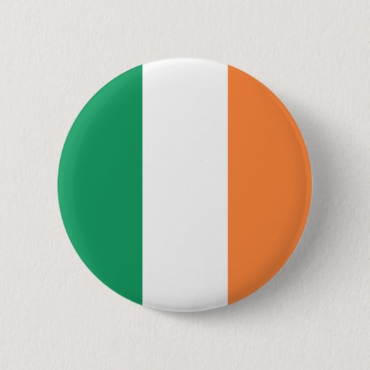 Badge Rond 5 Cm Drapeau de l'Irlande (Devant)