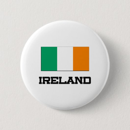 Badge Rond 5 Cm Drapeau de l'Irlande (Devant)