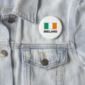 Badge Rond 5 Cm Drapeau de l'Irlande (En situation)
