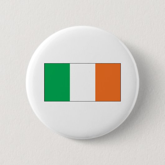 Badge Rond 5 Cm Drapeau de l'Irlande (Devant)