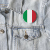 Badge Rond 5 Cm Drapeau de l'Italie (En situation)