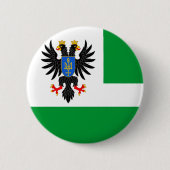 Badge Rond 5 Cm Drapeau de l'oblast de Tchernihiv (Devant)