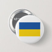 Badge Rond 5 Cm Drapeau de l'Ukraine (Devant & derrière)